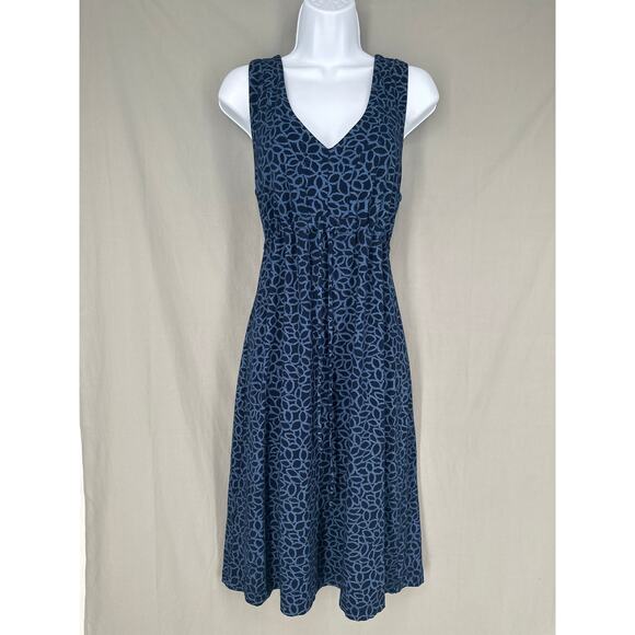 fresh produce Dresses & Skirts - Fresh Produce Dress Womens Small Blue Midi Floral Sleeveless Stretch Sundress